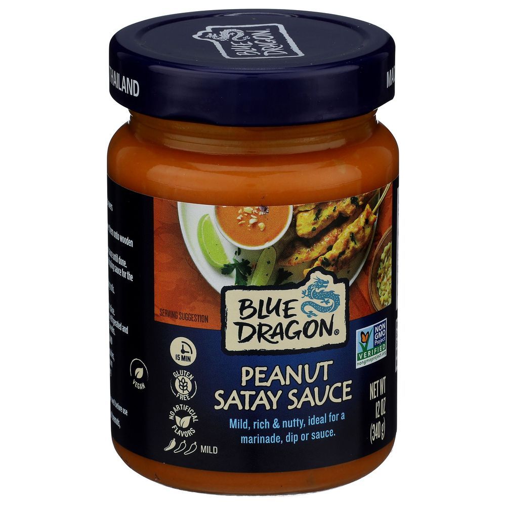 Blue Dragon Peanut Satay Sauce, 12 Fluid Ounce -- 6 Per Case