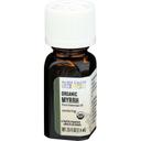 Aura Cacia Organic Myrrh Pure Essential Oil, 0.25 Fluid Ounce