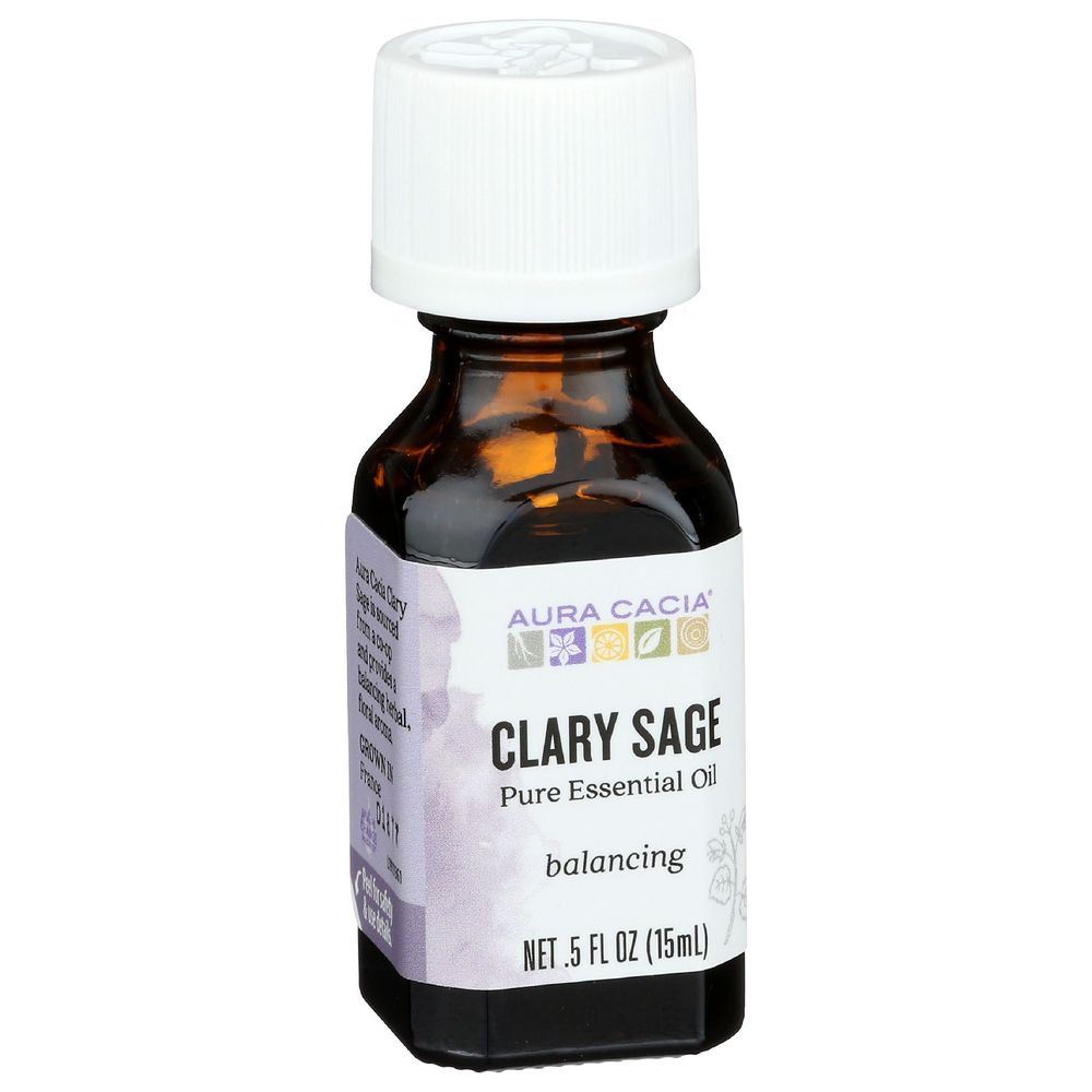 Aura Cacia Clary Sage Essential Oil, 0.5 Ounce