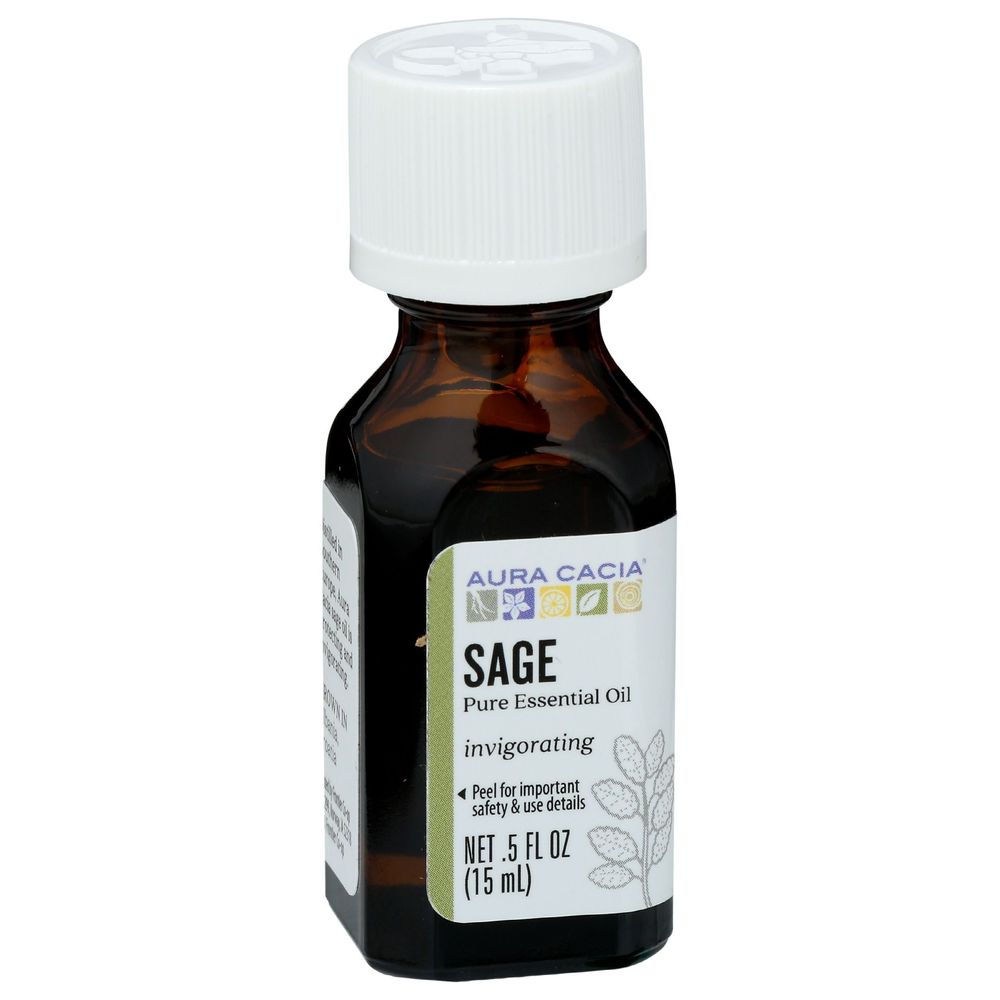 Aura Cacia Sage Essential Oil, 0.5 Ounce