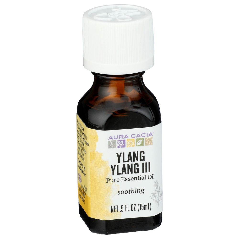 Aura Cacia Ylang Ylang III Essential Oil, 0.5 Ounce