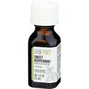 Aura Cacia Organic Sweet Peppermint Pure Essential Oil, 0.50 Fluid Ounce