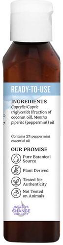 Aura Cacia Ready to Use Peppermint Pure Essential Oil, 4 Fluid Ounce