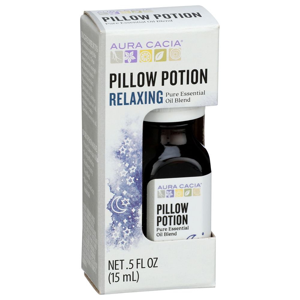 Aura Cacia Pillow Potion Essential Oil Blend - Boxed, 0.5 Ounce