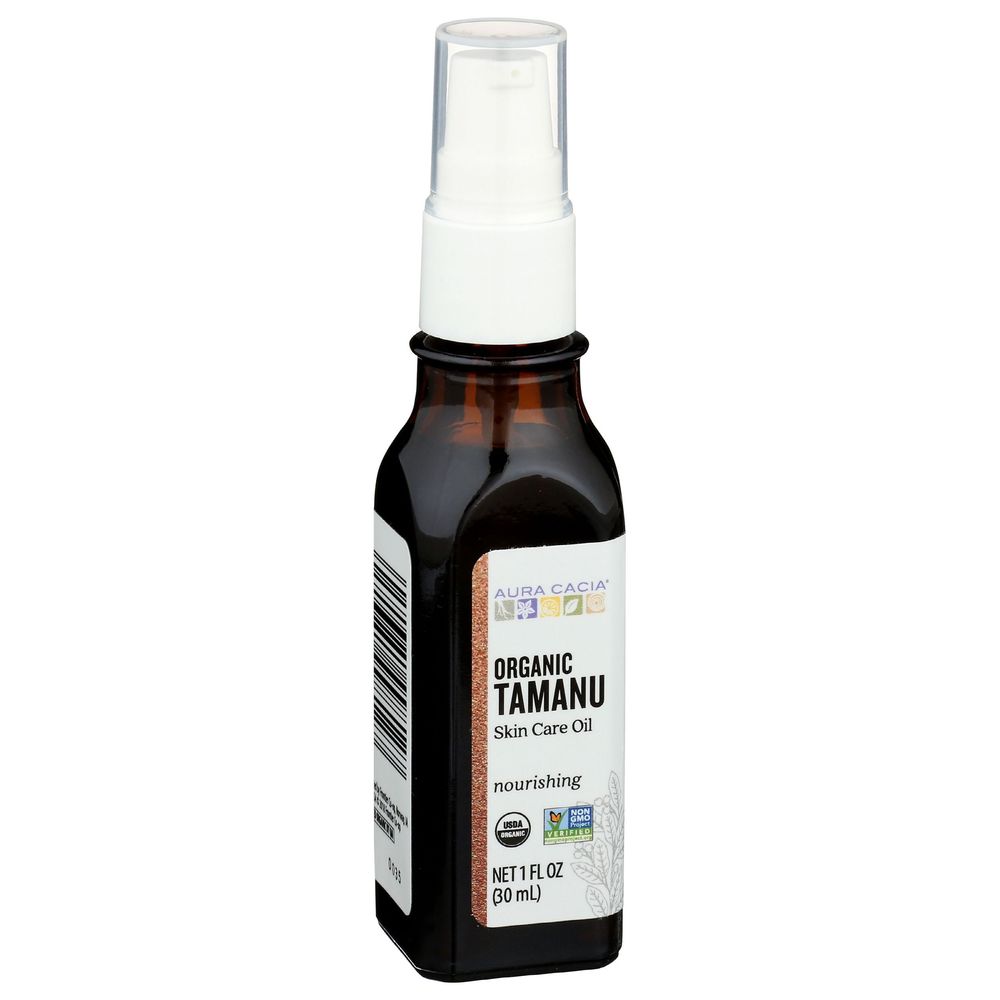 Aura Cacia Organic Tamanu Skin Care Oil, 1 Ounce