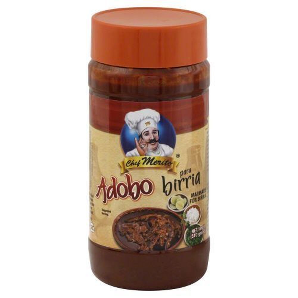 Chef Merito Adobo Para Birria Marinade, 18 Ounce -- 6 Per Case