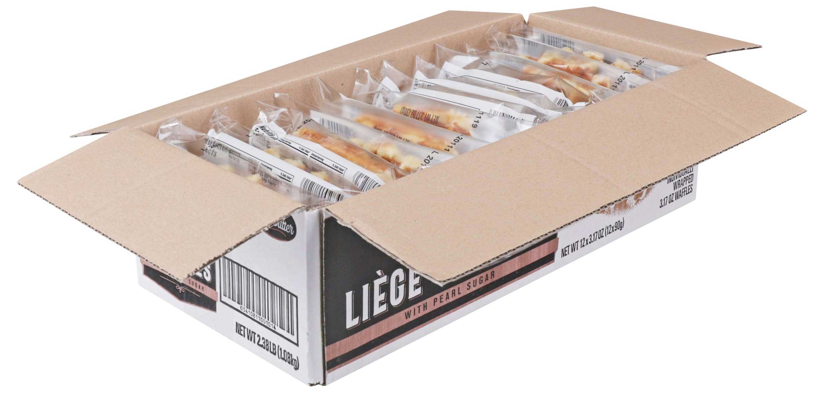 Avieta Liege Waffles with Pearl Sugar, 3.17 Ounce -- 12 per case