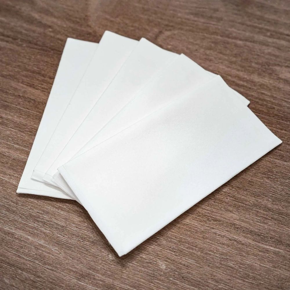 Morcon Airlaid Valay White 8 Fold 1-Ply Dinner Napkin, 50 count -- 6 per case