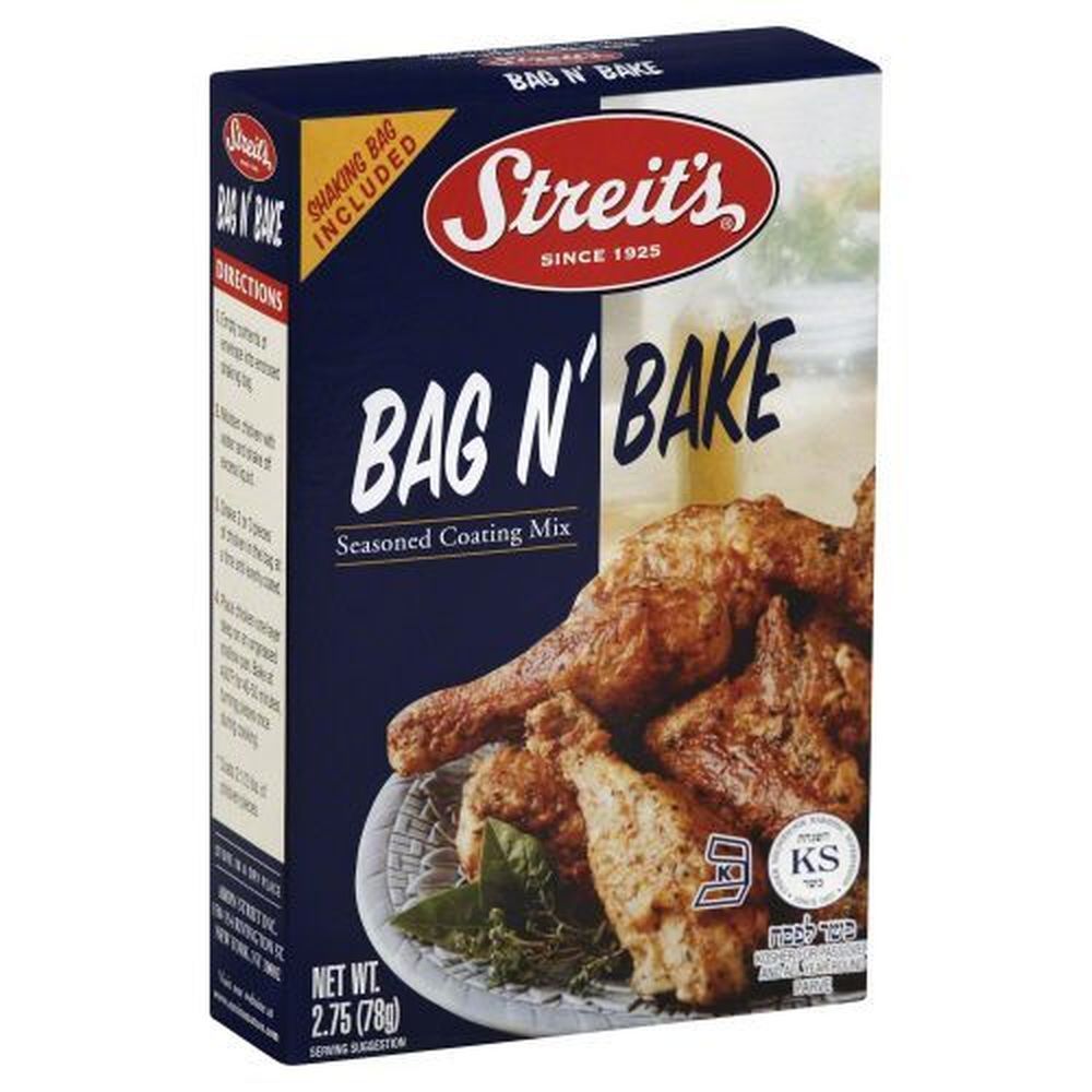 Streit's Bag And Bake Seasoned Coating Mix, 2.75 Ounce -- 12 Per Case