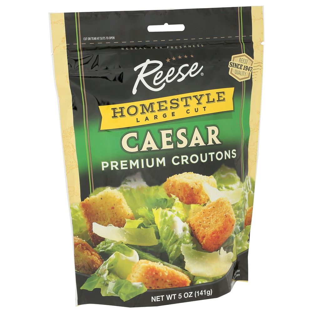 Reese Homestyle Caeser Croutons, 5 Ounce -- 12 per case