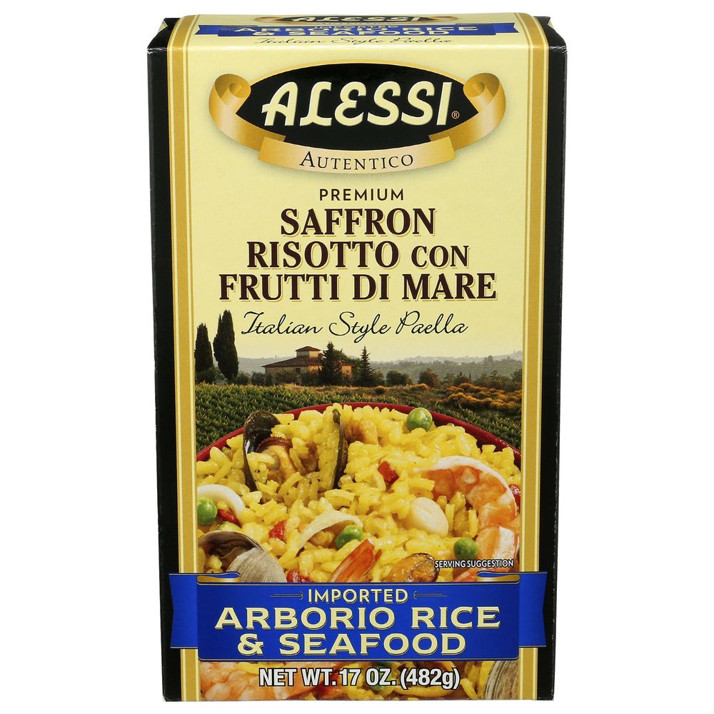 Alessi Frutti Di Mare Saffron Risotto, 17 Ounce -- 6 Per Case