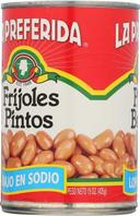 La Preferida Low Sodium Pinto Beans, 15 Ounce -- 12 per case