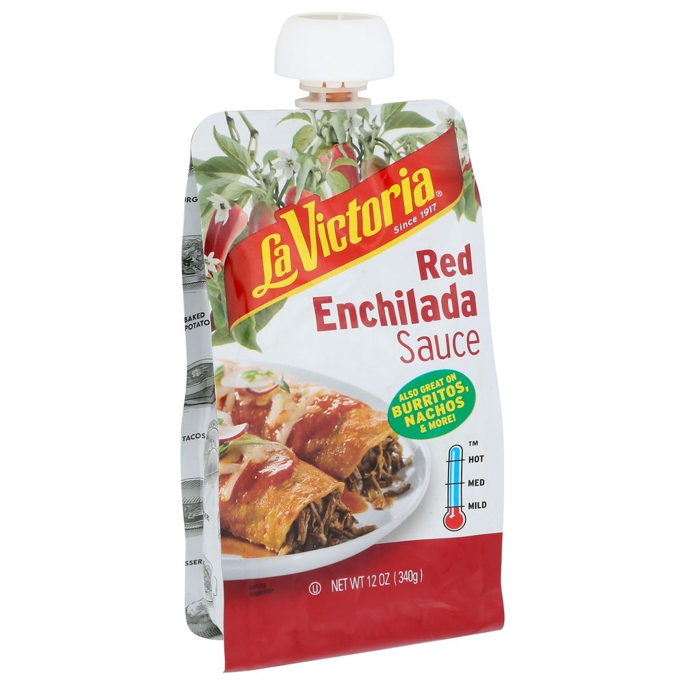 La Victoria Mild Red Enchilada Sauce, 12 Ounce Pouch -- 6 per case