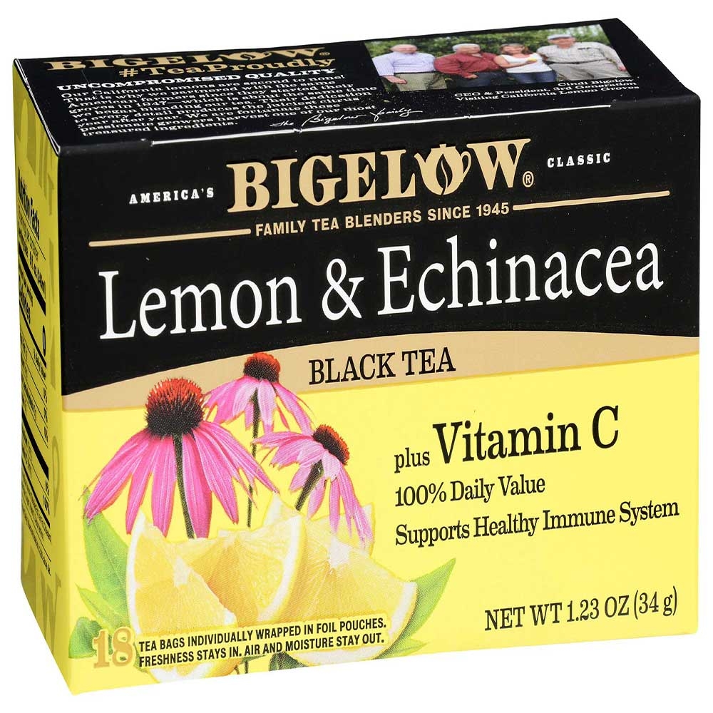 Bigelow Lemon And Echinacea Black Tea, 1.23 Ounce -- 6 Per Case