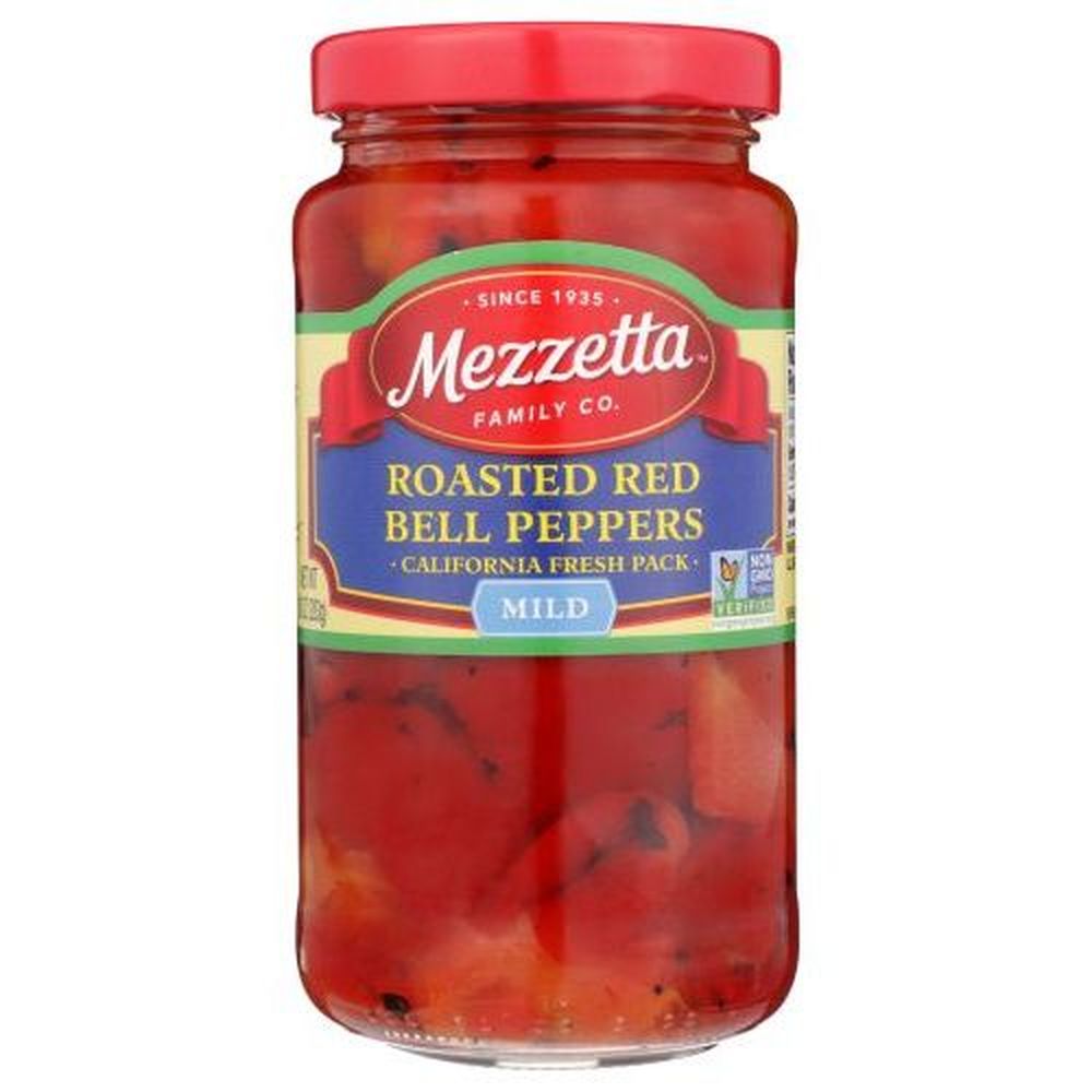 Mezzetta Mild Roasted Red Bell Peppers, 10 Ounce -- 12 per case