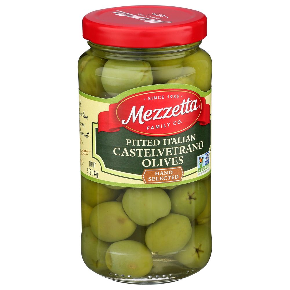 Mezzetta Pitted Italian Castelvetrano Olives, 5 Ounce -- 6 per case