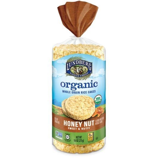 Lundberg Family Farms Honey Nut Rice Cake -- 6 per case