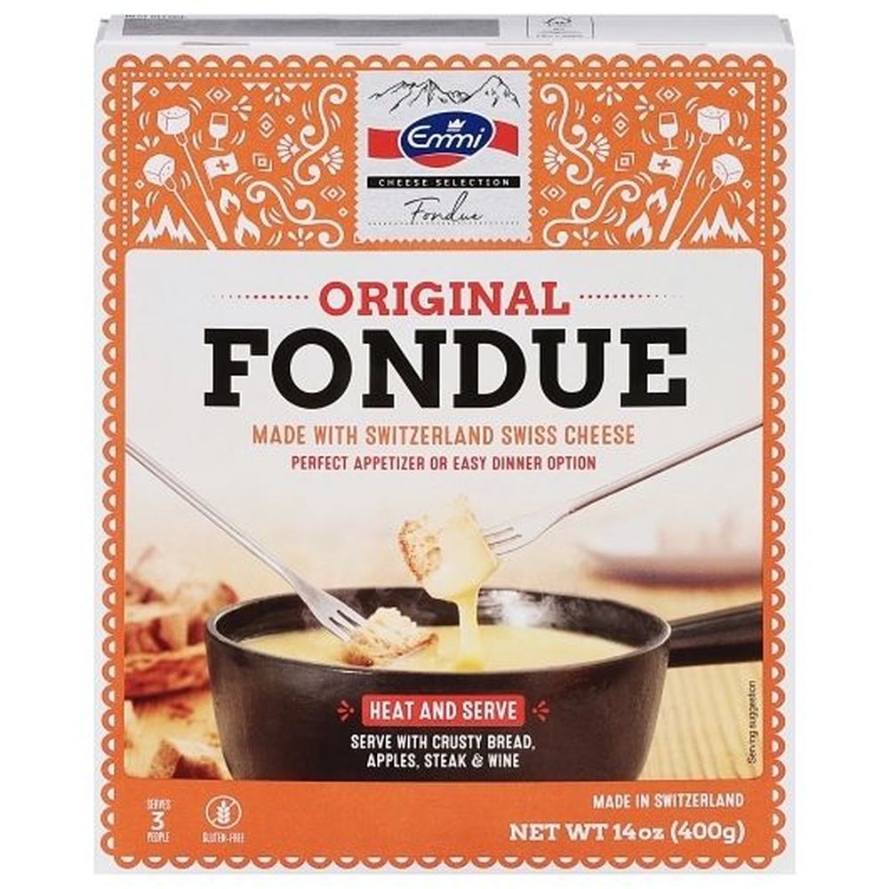 Emmi Original Fondue Cheese, 14 Ounce - 12 per case
