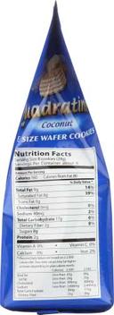 Loacker Coconut Quadratini Wafer, 8.82 Ounce -- 6 per case
