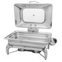 Walco Idol Stainless Rectangle Chafer Kit, 8 Quart