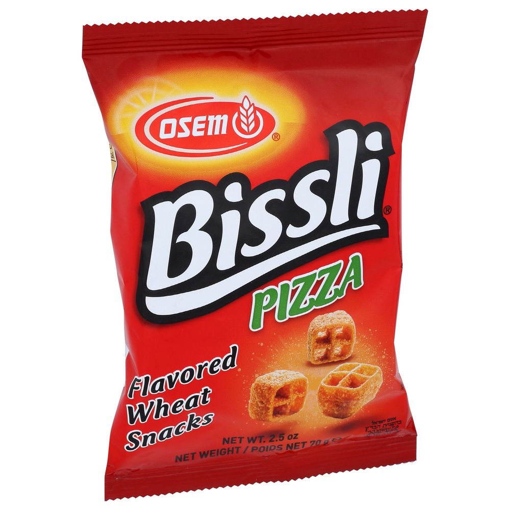 Osem Bissli Pizza Flavored Wheat Snack, 2.5 Ounce -- 24 per case