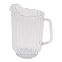Carlisle 554007 Versapour Polycarbonate Clear Pitcher, 60 Ounce Capacity