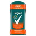 Degree Men Original Protection Wild Woods 48H Antiperspirant Deodorant - Twin Pack, 5.4 Ounce -- 6 per case