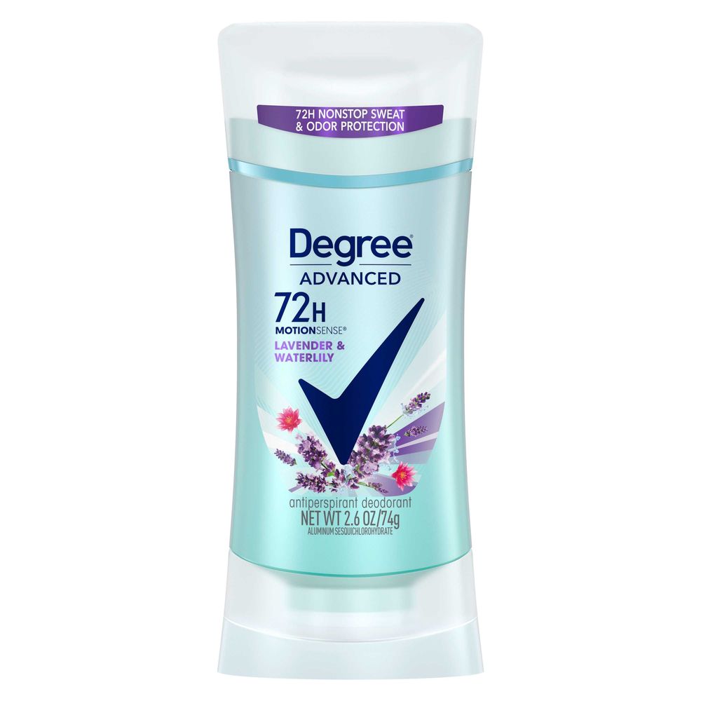 Degree Advanced Lavender and Waterlily Antiperspirant Deodorant Stick for Women, 2.6 Ounce -- 12 per case