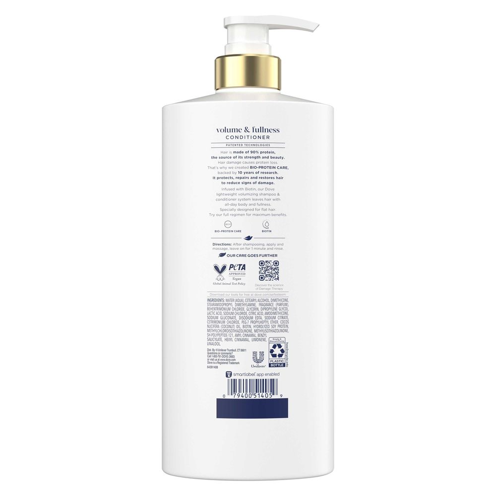 Dove Damage Therapy Volume and Fullness Conditioner, 28 Fluid Ounce -- 4 per case