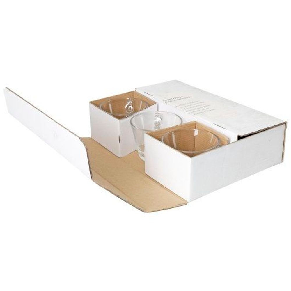 Lavazza Blue Collection Clear Glass Cappuccino Cup, 6 count