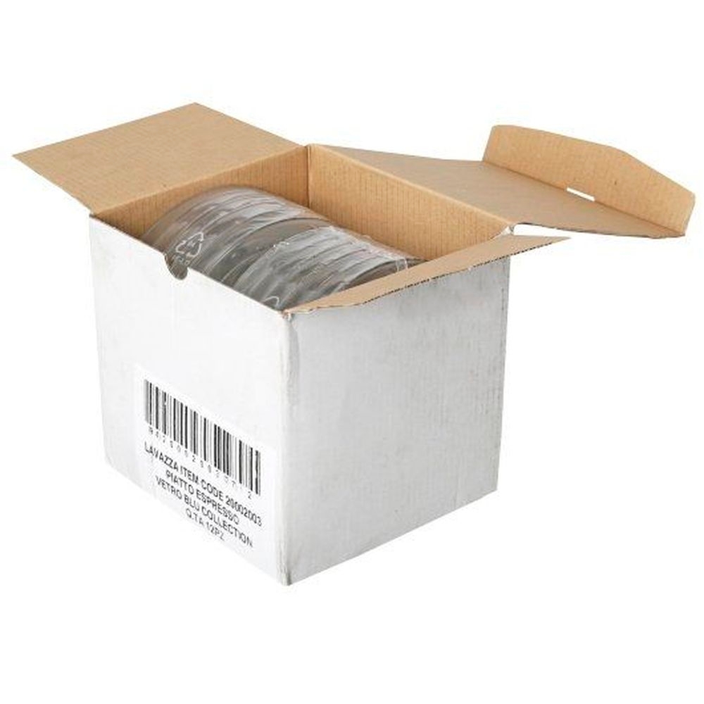 Lavazza Glass Espresso Plate, 12 count