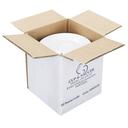 Lavazza Blu Collection White Ceramic Saucer for 4 Ounce Espresso Cup, 12 count