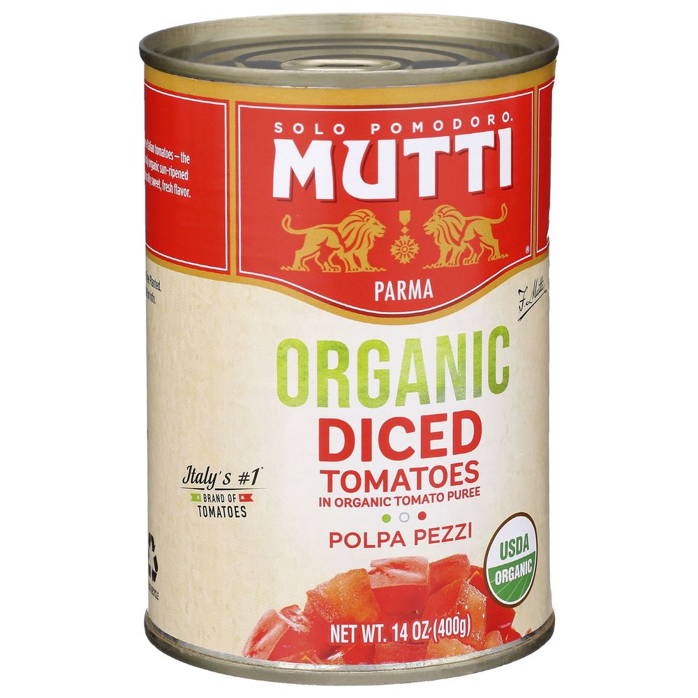 Mutti Organic Diced Tomatoes, 14 Ounce -- 6 per case
