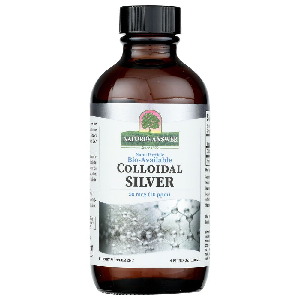 Natures Answer Colloidal Silver Liquid, 4 Fluid Ounce