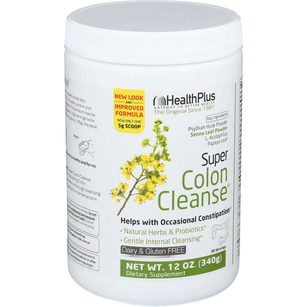 Health Plus Super Colon Cleanse Powder, 12 Ounce
