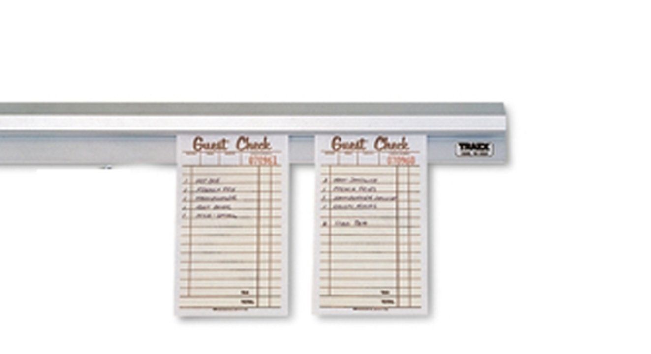 Vollrath 36 X 2 Aluminum Check Holder, 2 Count