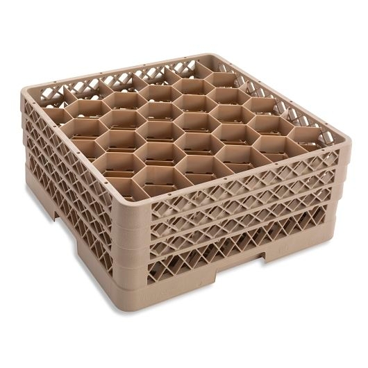 30 Compartment W/3 Extender Glass Rack -- 2 Count