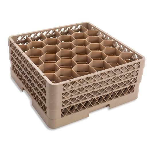 Traex 30 Compartment W/3 Extender Glass Rack, 2 Count