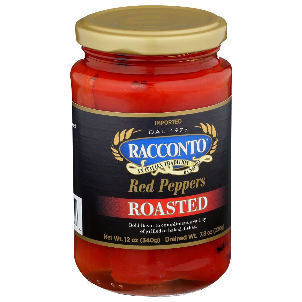 Racconto Roasted Red Peppers, 12 Ounce -- 12 per case