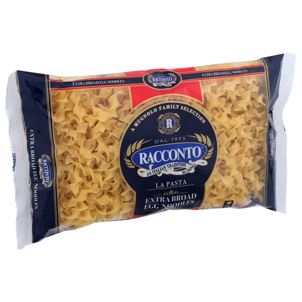 Racconto Extra Broad Egg Noodles, 12 Ounce -- 12 per case