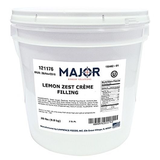 Major Bakery Solutions Zest Creme Filling, 20 Pound