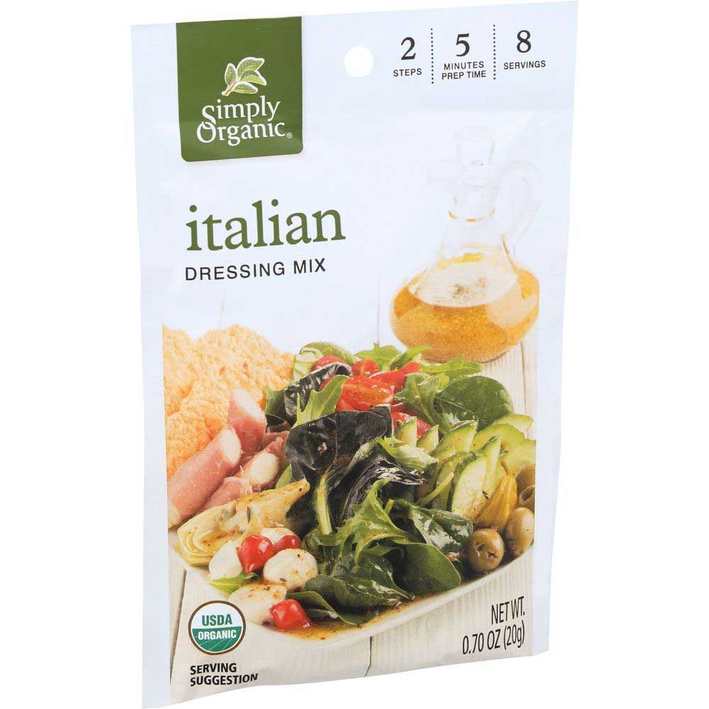 Simply Organic Italian Salad Dressing Mix, 0.7 Ounce -- 12 Per Case