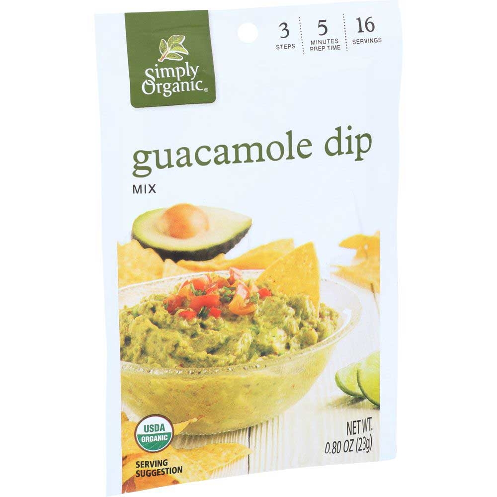 Simply Organic Guacamole Dip Mix, 0.8 Ounce -- 12 per case.