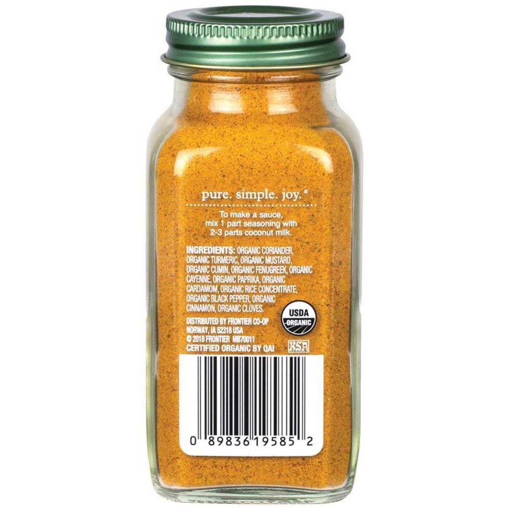 Simply Organic Spicy Curry Powder, 2.8 Ounce -- 6 Per Case