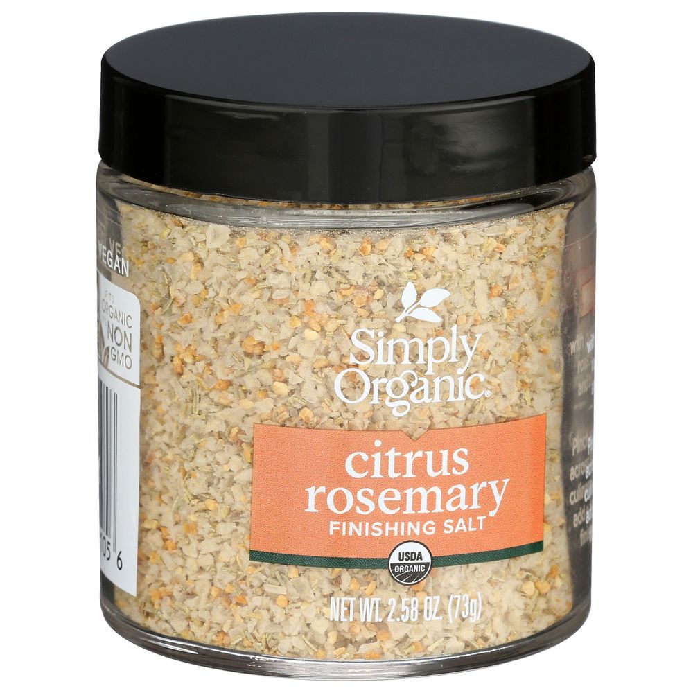 Simply Organic Citrus Rosemary Seasoning Salt, 2.58 Ounce -- 6 per case