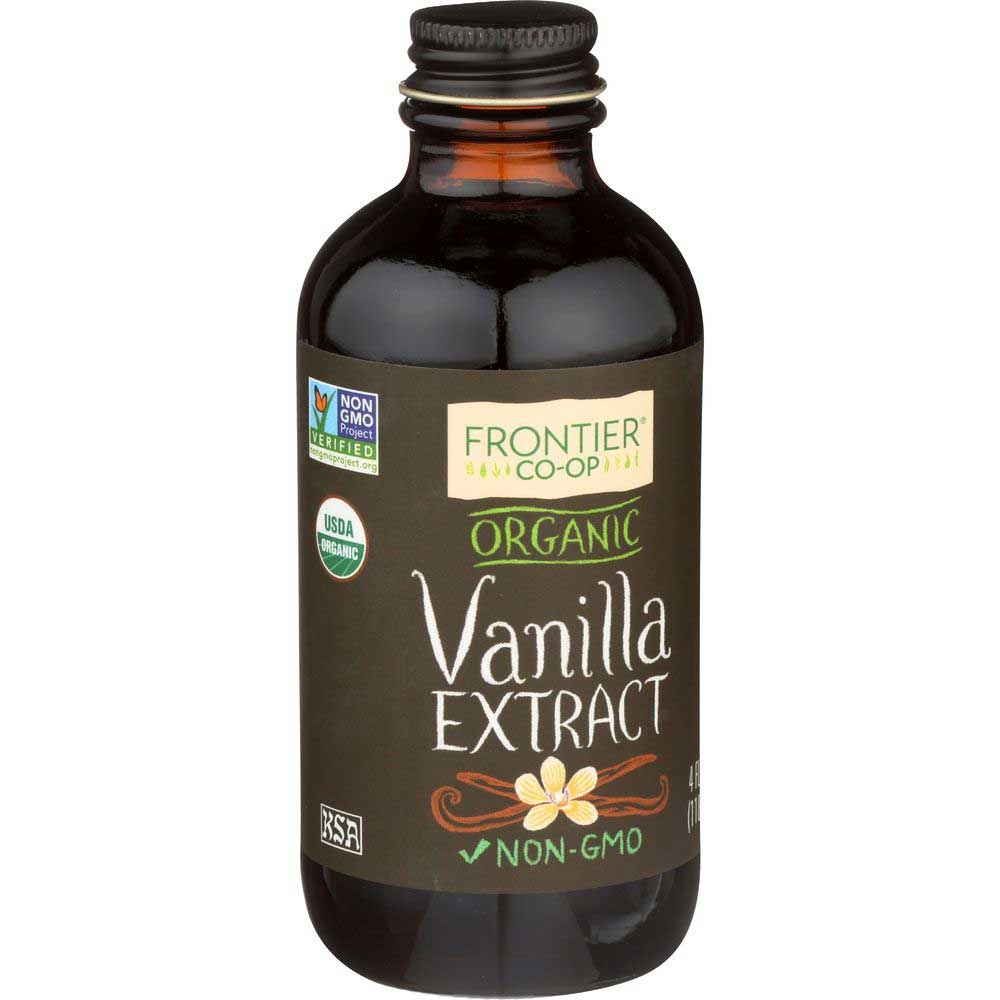 Frontier Herb Organic Vanilla Extract, 4 Fluid Ounce.