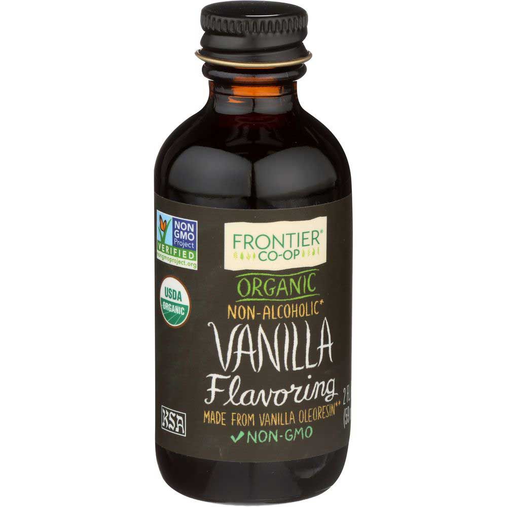 Frontier Herb Organic Non Alcoholic Vanilla Flavoring, 2 Fluid Ounce