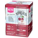 Virgils Zero Sugar Black Cherry Soda, 48 Fluid Ounce -- 6 per case