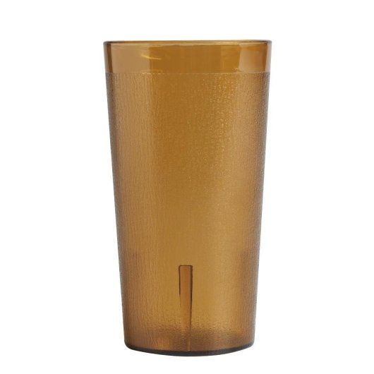 Cambro Colorware Amber San Plastic Tumbler, 16.4 Ounce Capacity -- 72 Per Case