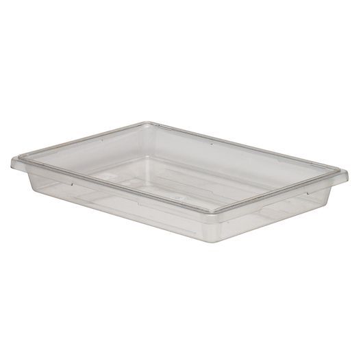 Cambro Camwear Clear Polycarbonate 5 Gallon Full Size Food Storage Box, 18 X 26 X 3.5 Inch -- 6 Per Case